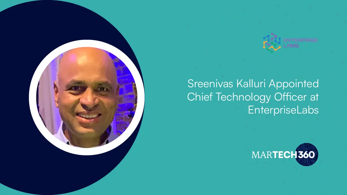  Sreenivas Kalluri Appointed Chief Technology Officer at EnterpriseLabs
