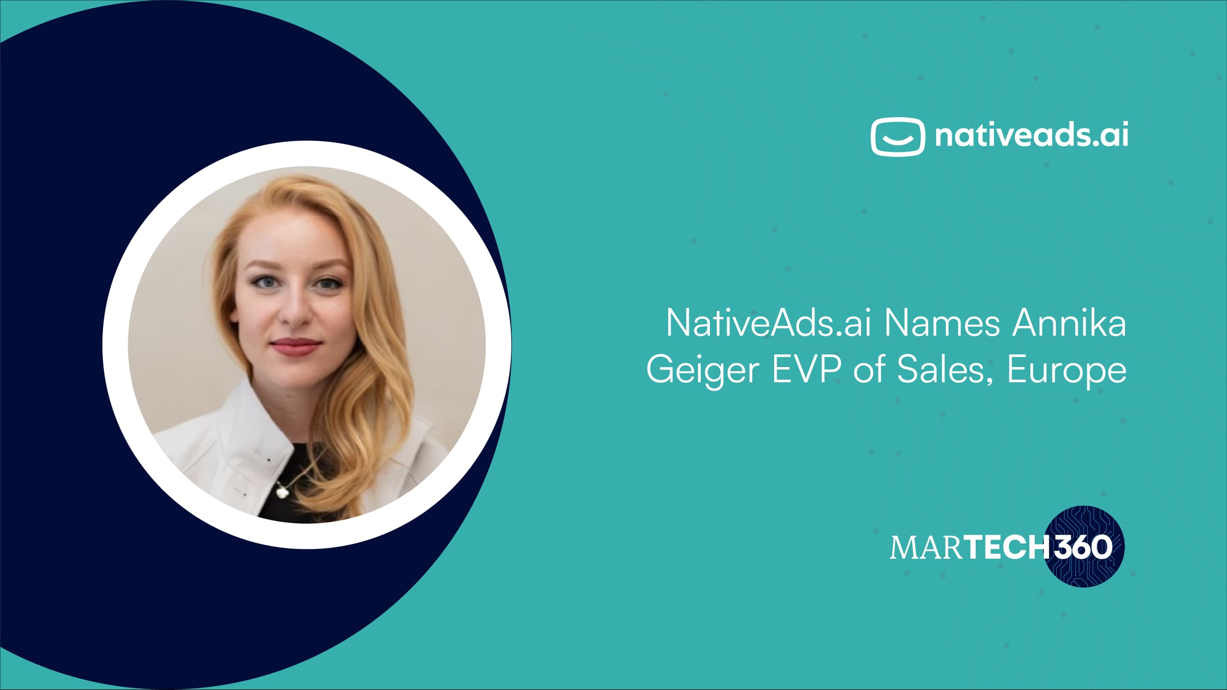 NativeAds.ai Names Annika Geiger EVP of Sales, Europe