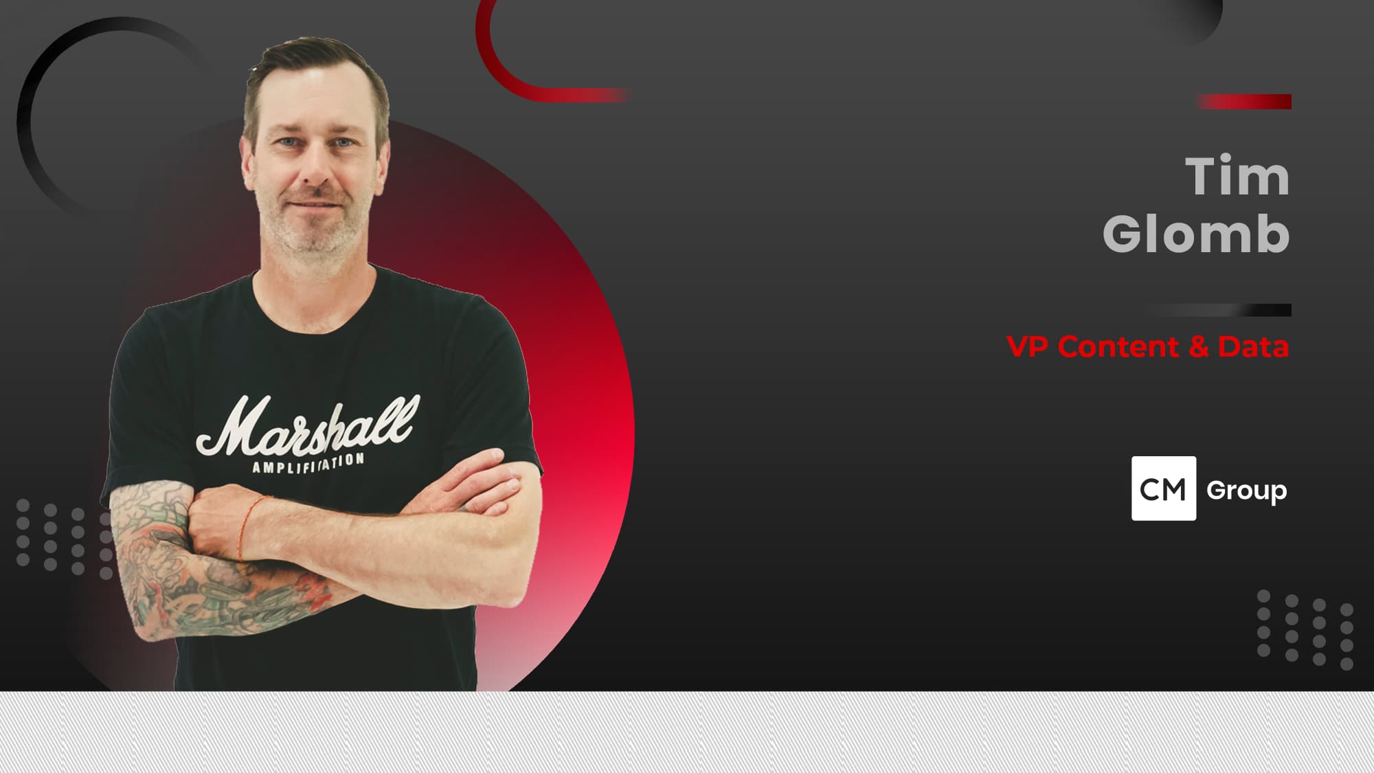 MarTech360 Interview With Tim Glomb, VP Content & Data, CM Group