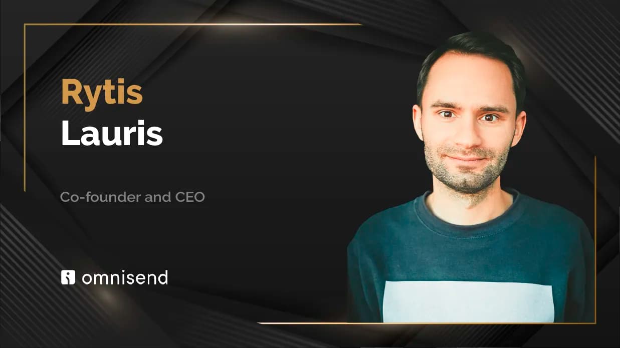 MarTech360 Interview with Rytis Lauris, Co-founder and CEO at Omnisend