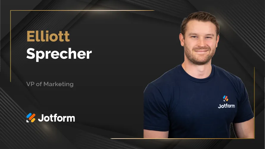 MarTech360 Interview with Elliott Sprecher, VP of Marketing at Jotform