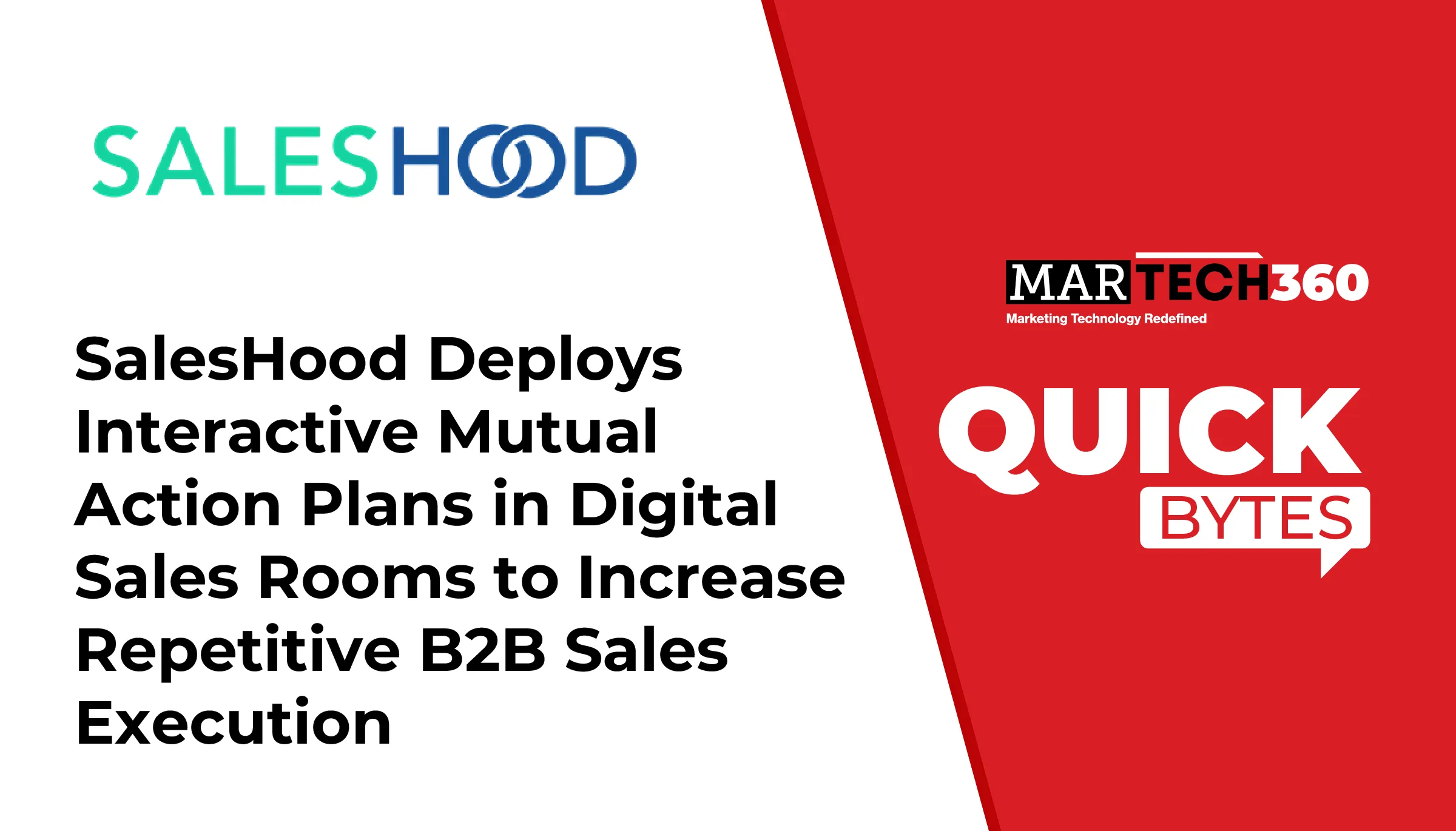 SalesHood Deploys Interactive Mutual Action Plans in Digital Sales Rooms to Increase Repetitive B2B Sales Execution