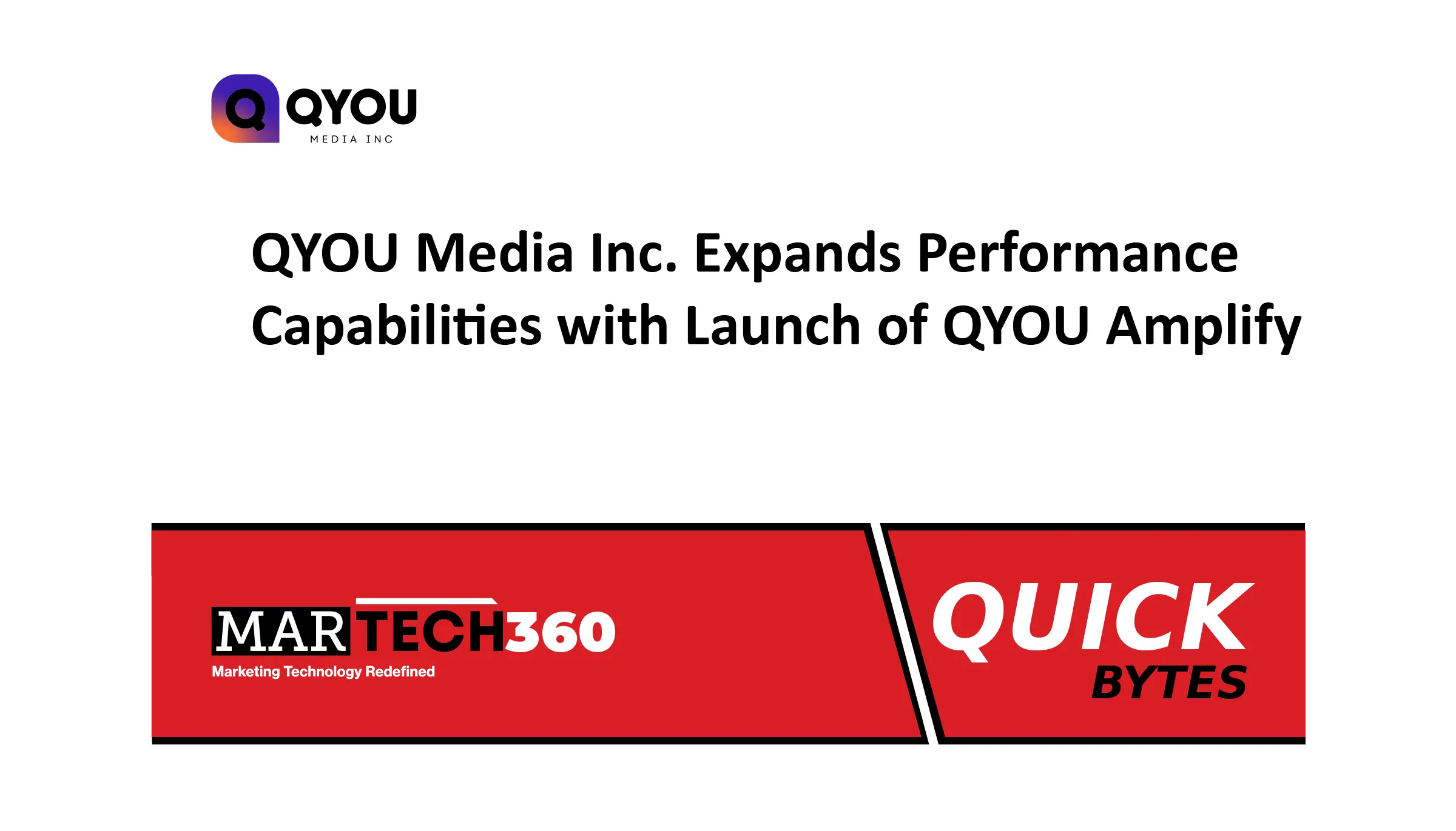 QYOU Media Inc. Expands Performance Capabilities with Launch of QYOU Amplify