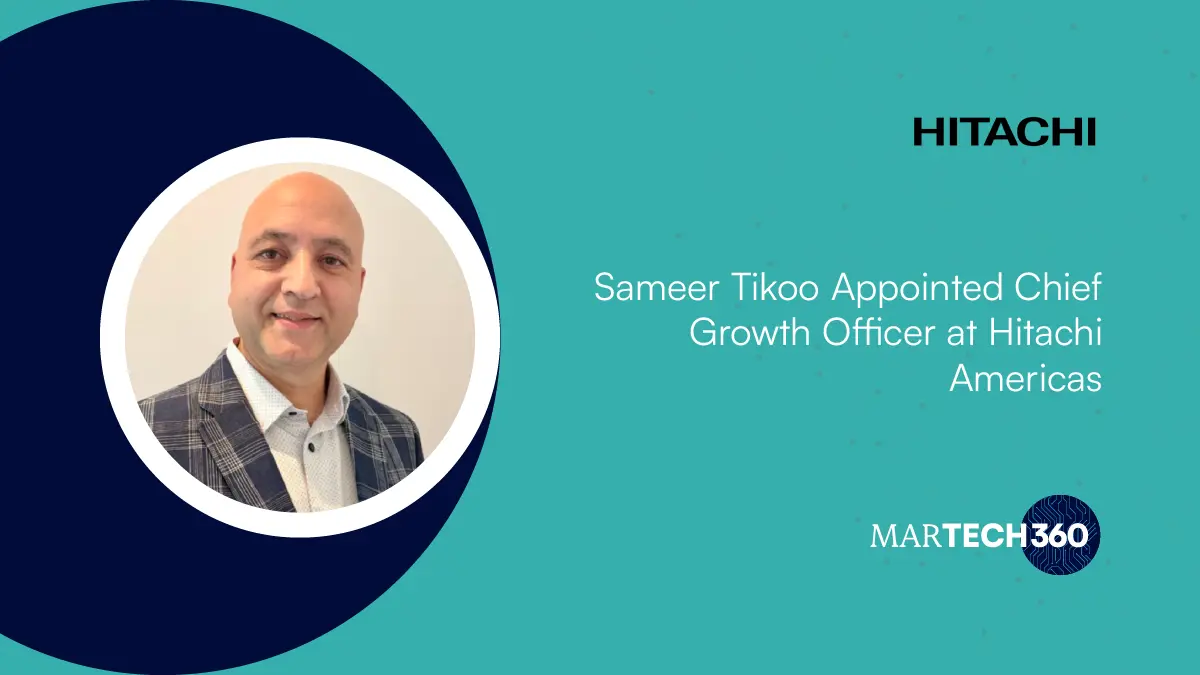 Sameer Tikoo Appointed Chief Growth Officer at Hitachi Americas
