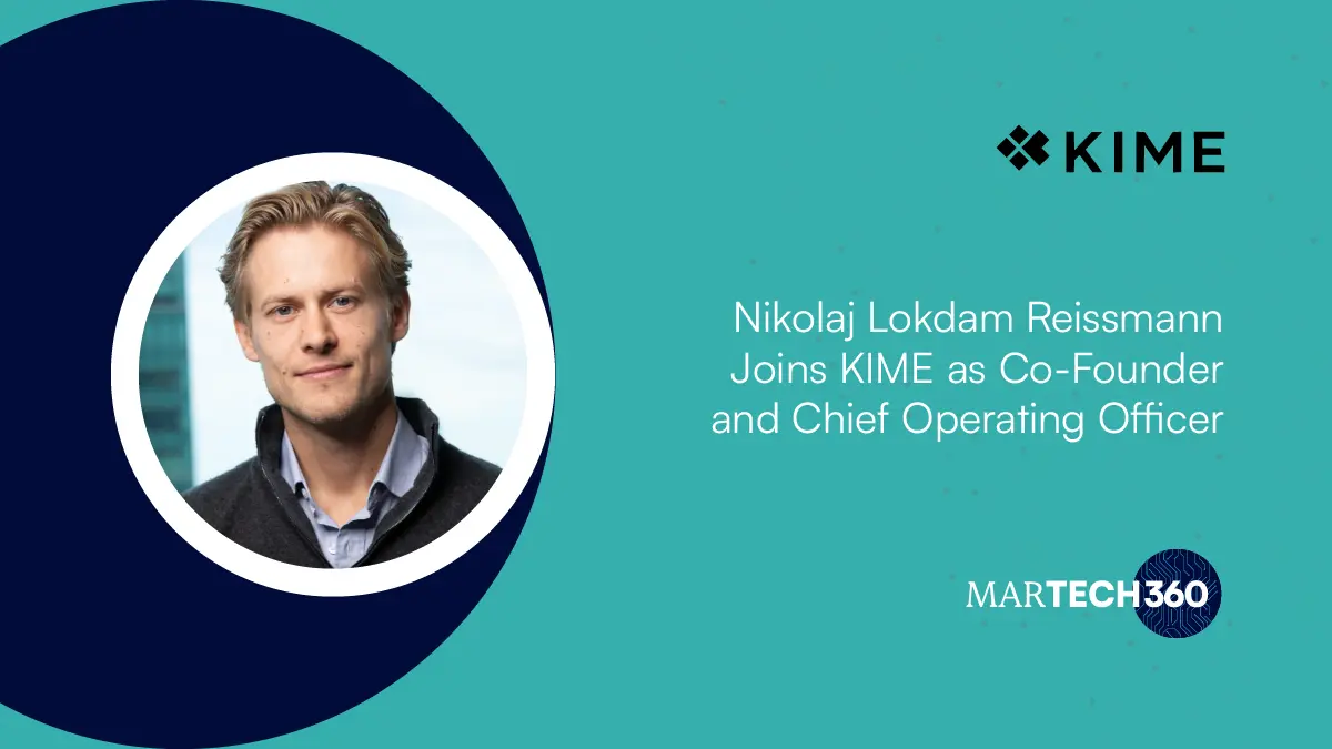 Nikolaj Lokdam Reissmann Joins KIME as Co-Founder and Chief Operating Officer