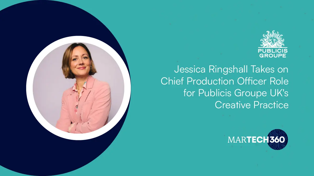 Jessica Ringshall Takes on Chief Production Officer Role for Publicis Groupe UK's Creative Practice