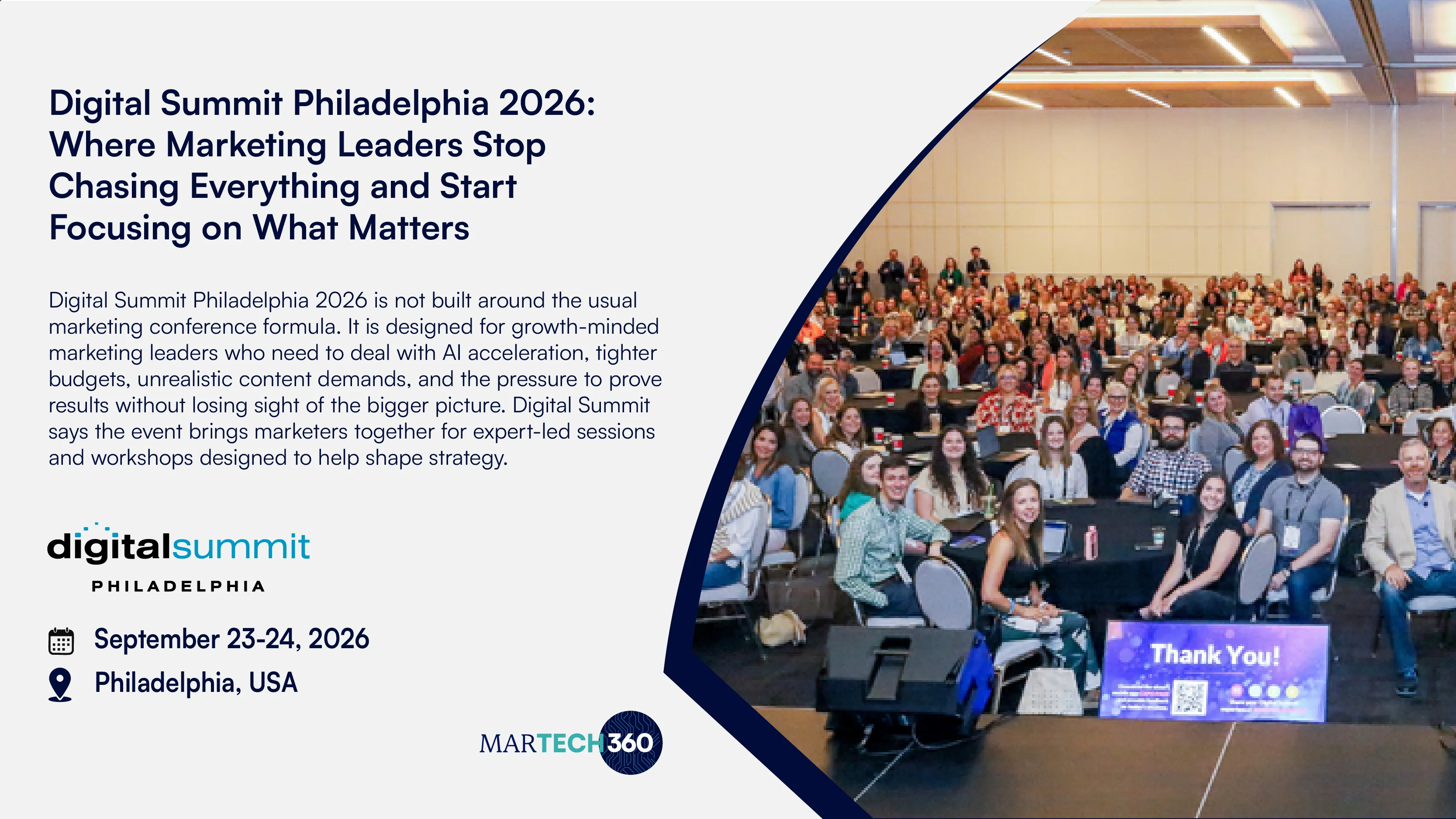 Digital Summit Philadelphia 2026: Where Marketing Leaders Stop Chasing Everything and Start Focusing on What Matters