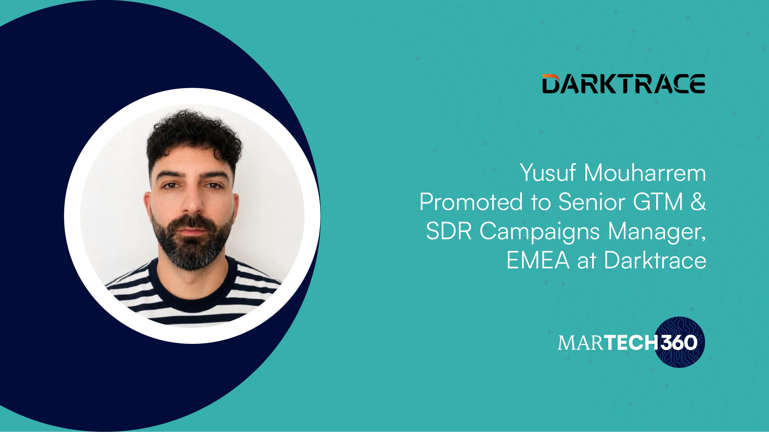 Yusuf Mouharrem Promoted to Senior GTM & SDR Campaigns Manager, EMEA at Darktrace