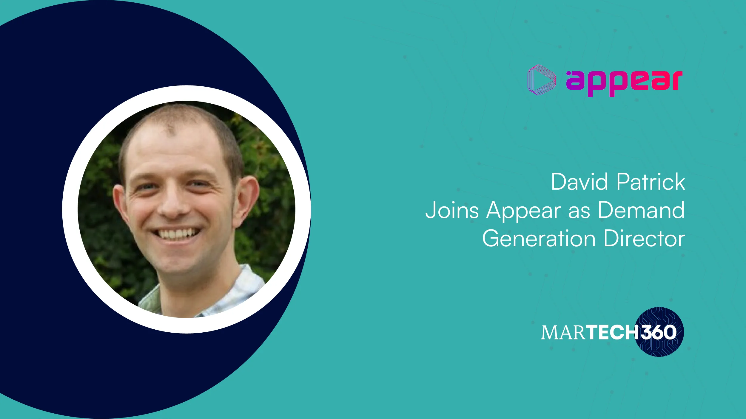 David Patrick Joins Appear as Demand Generation Director