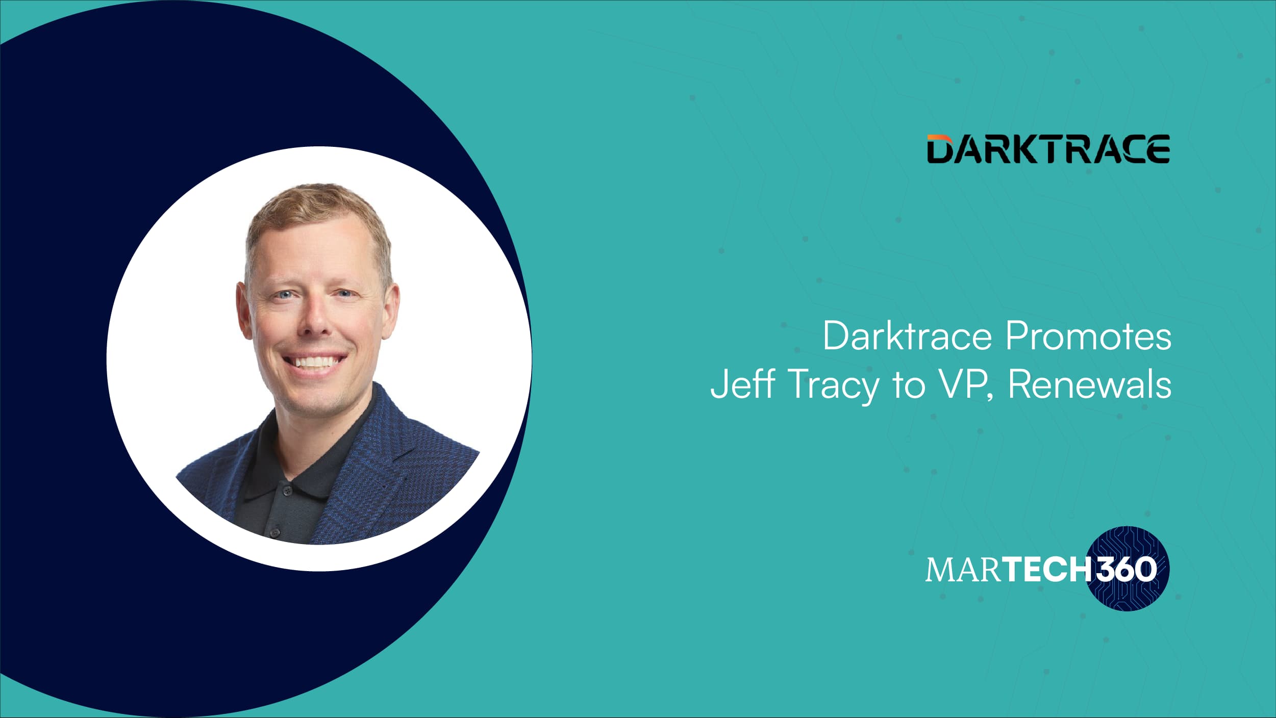Darktrace Promotes Jeff Tracy to VP, Renewals