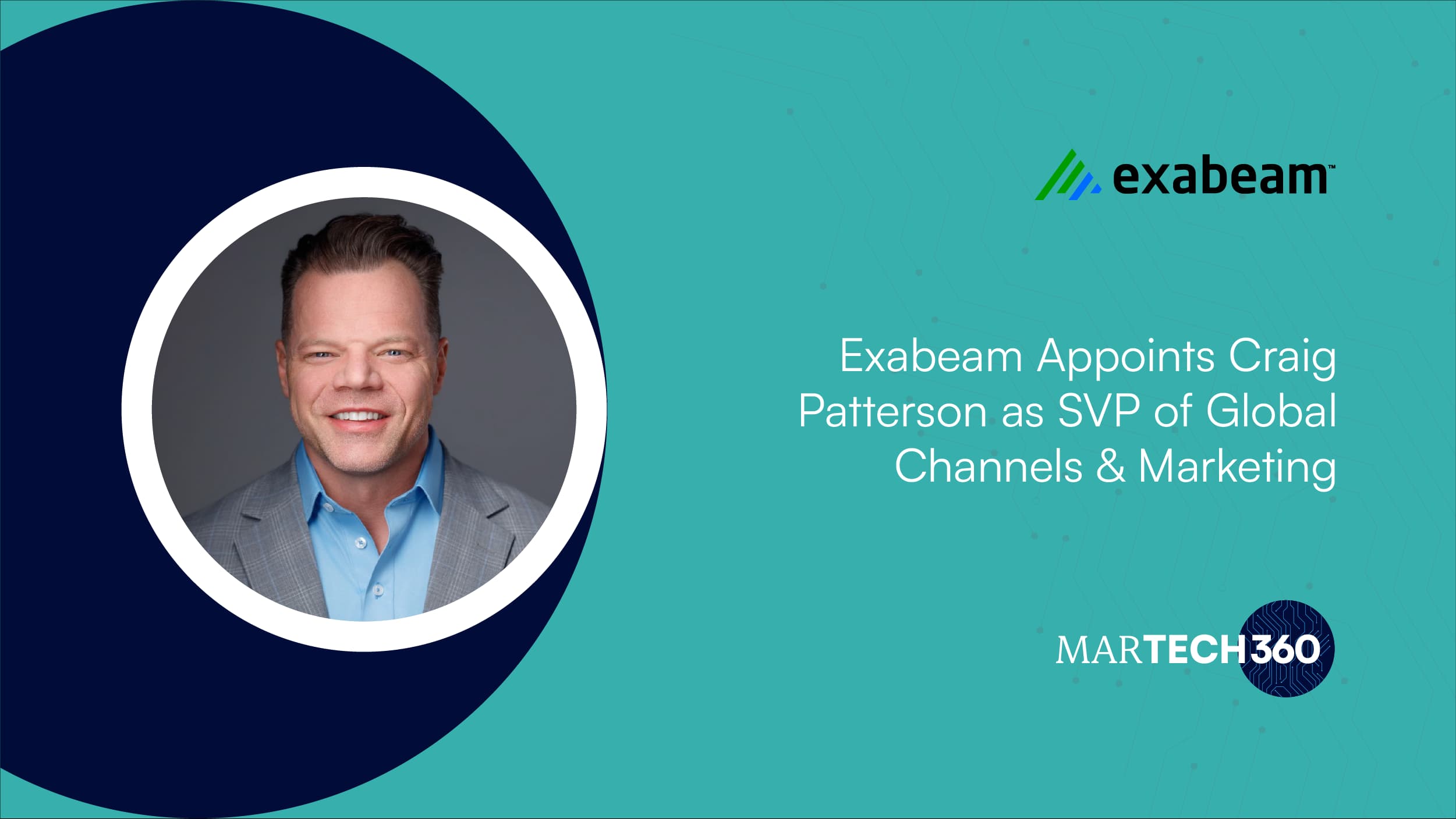 Exabeam Appoints Craig Patterson as SVP of Global Channels & Marketing