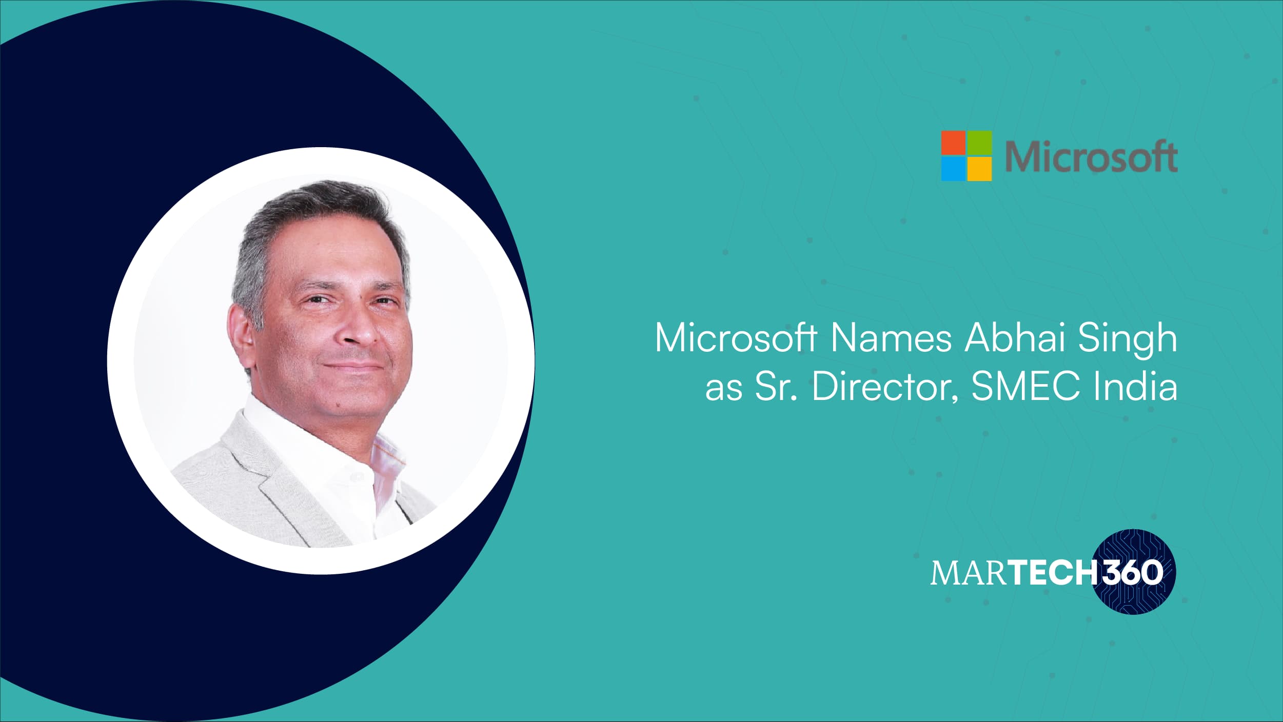 Microsoft Names Abhai Singh as Sr. Director, SMEC India