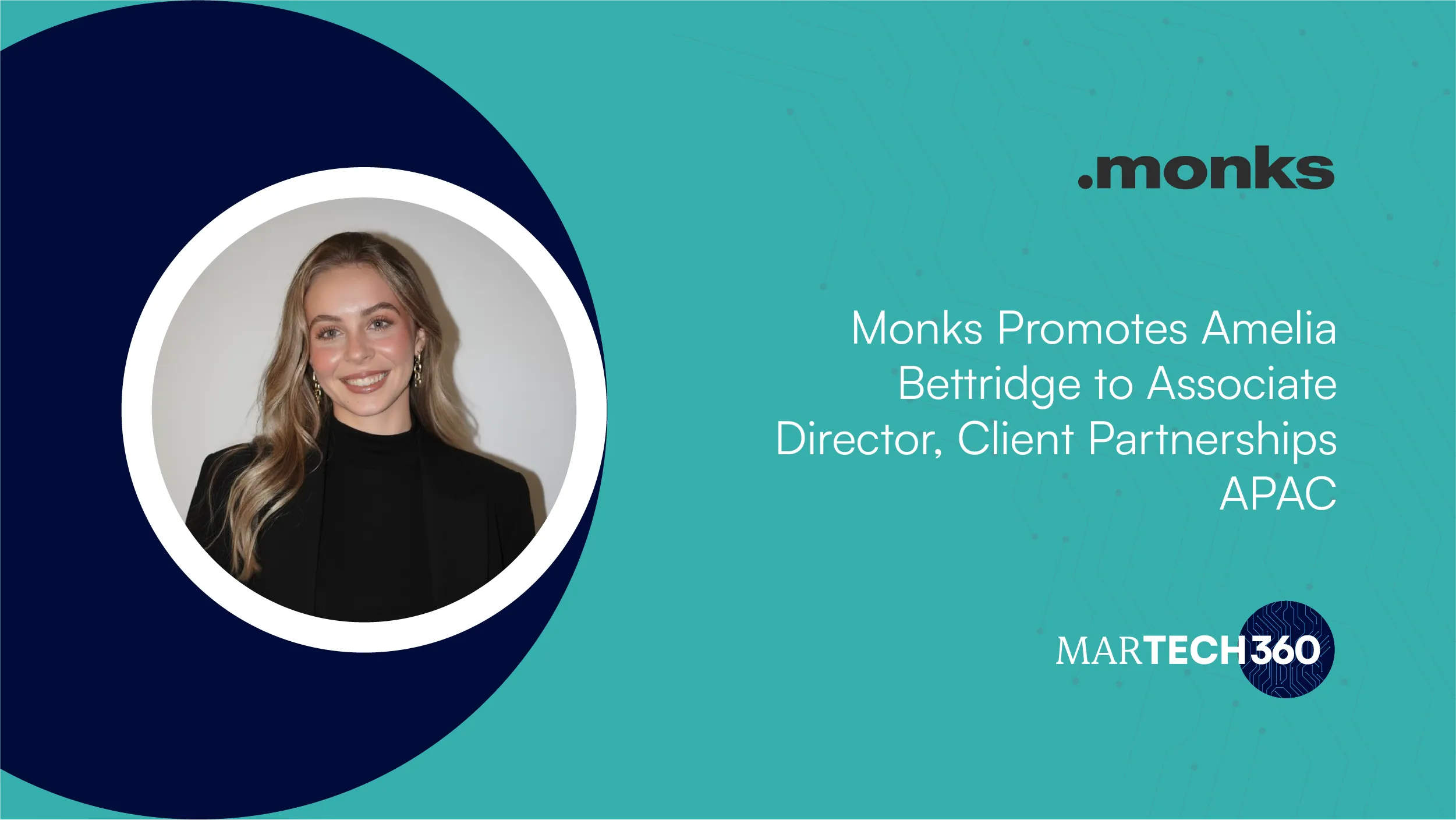 Monks Promotes Amelia Bettridge to Associate Director, Client Partnerships APAC
