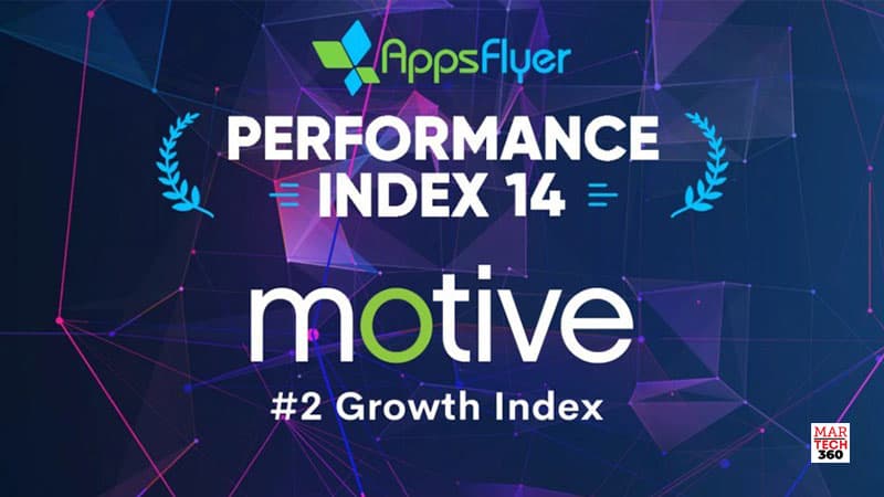 Motive Interactive Recognized as Mobile Advertising Leader in 2022 AppsFlyer Performance Index