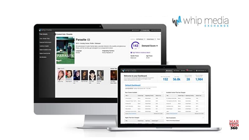 Whip Media Launches Data-Driven Global Content Exchange And Research Platform With Industry's Largest Database of Film and TV Titles Ahead of MIPTV