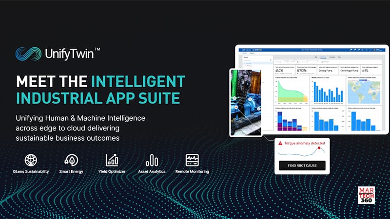 UnifyTwin Launches Intelligent Industrial App Suite Addressing Industry 5.0 Transformation With Proven Business Outcomes