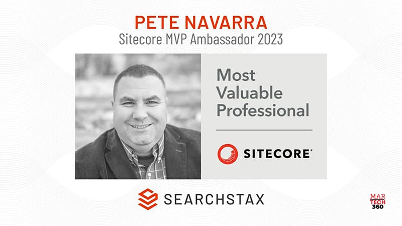 Searchstax’s Peter Navarra Named Sitecore Most Valuable Professional for 2023