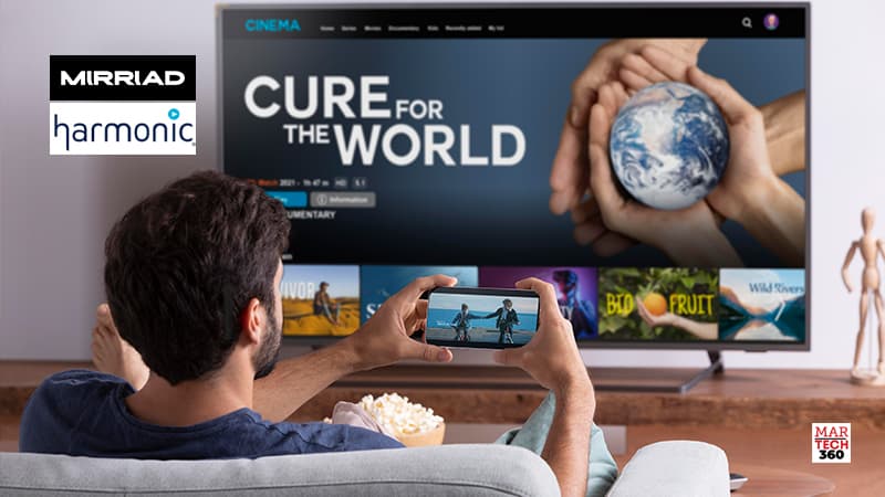 Harmonic and Mirriad Partner to Enable Premium, Targeted Dynamic Brand Insertion