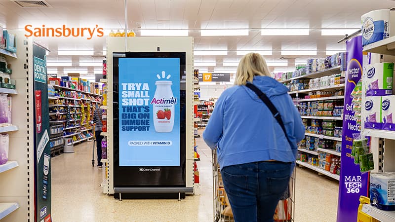 Sainsbury’s, Nectar360, and Clear Channel celebrate 25 years of partnership with an enhanced digital screen network
