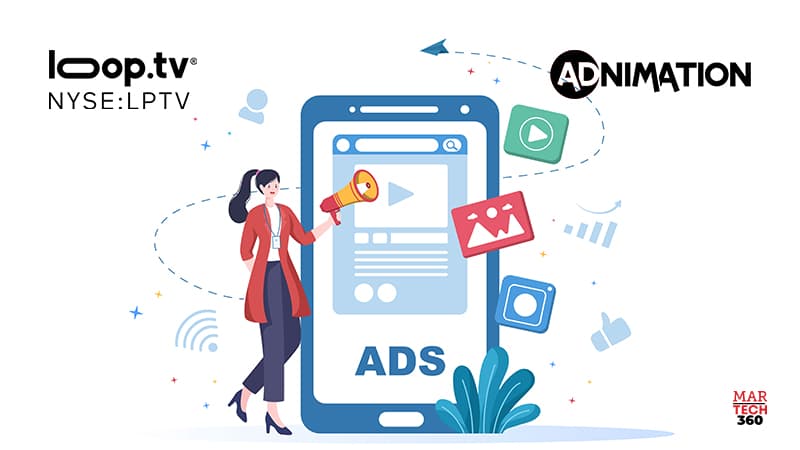 Loop Media Announces Strategic Partnership with Adnimation to Increase CTV Ad Revenue