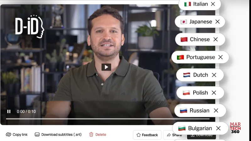 D-ID Unveils AI for Ultra-Fast Multilingual Video Translation