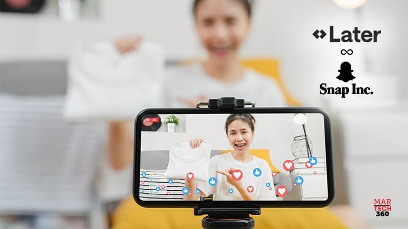 Later Announces Strategic Partnership with Snap Inc. to Revolutionize Social and Influencer Marketing