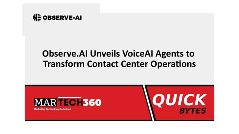 Observe.AI Unveils VoiceAI Agents to Transform Contact Center Operations
