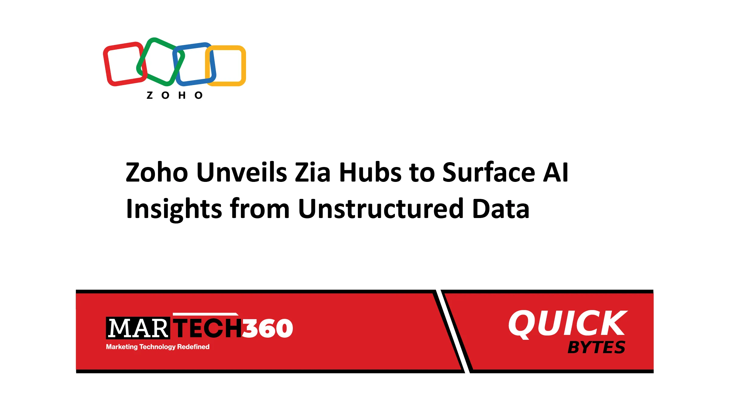 Zoho Unveils Zia Hubs to Surface AI Insights from Unstructured Data