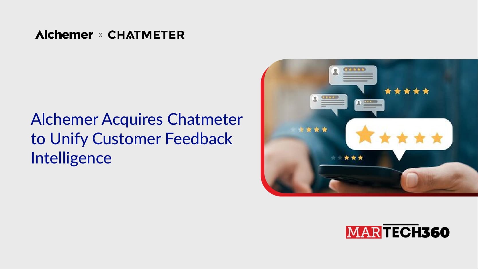 Alchemer Acquires Chatmeter to Unify Customer Feedback Intelligence