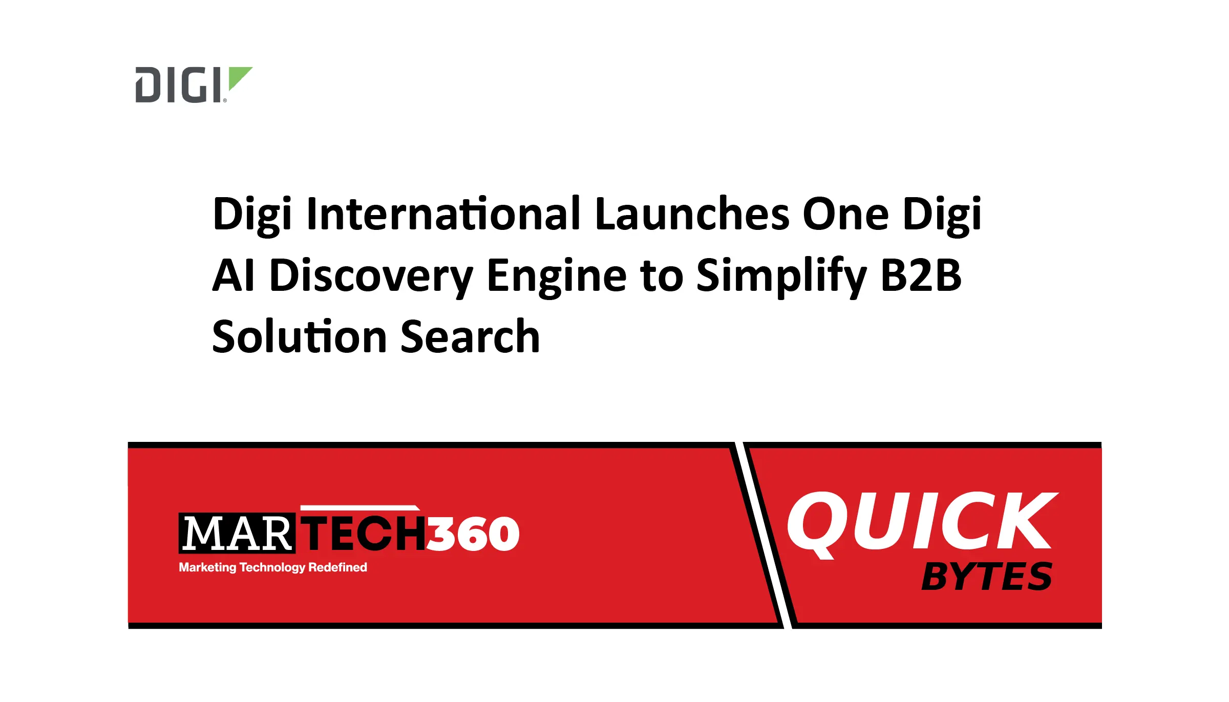 Digi International Launches One Digi AI Discovery Engine to Simplify B2B Solution Search