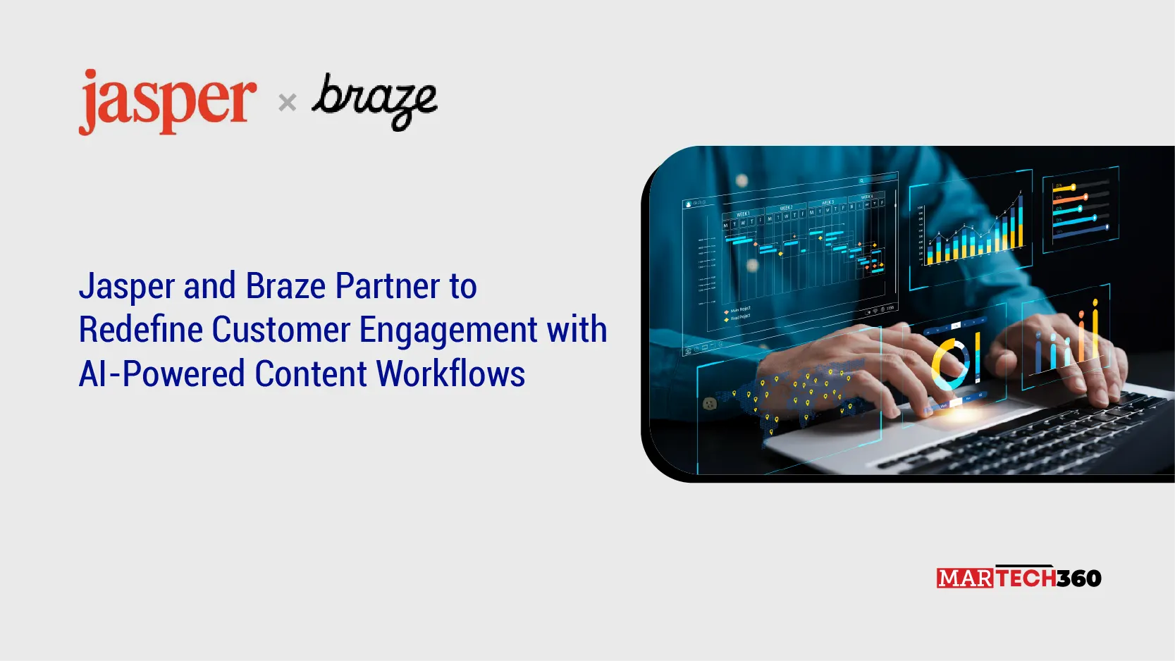 Jasper and Braze Partner to Redefine Customer Engagement with AI-Powered Content Workflows