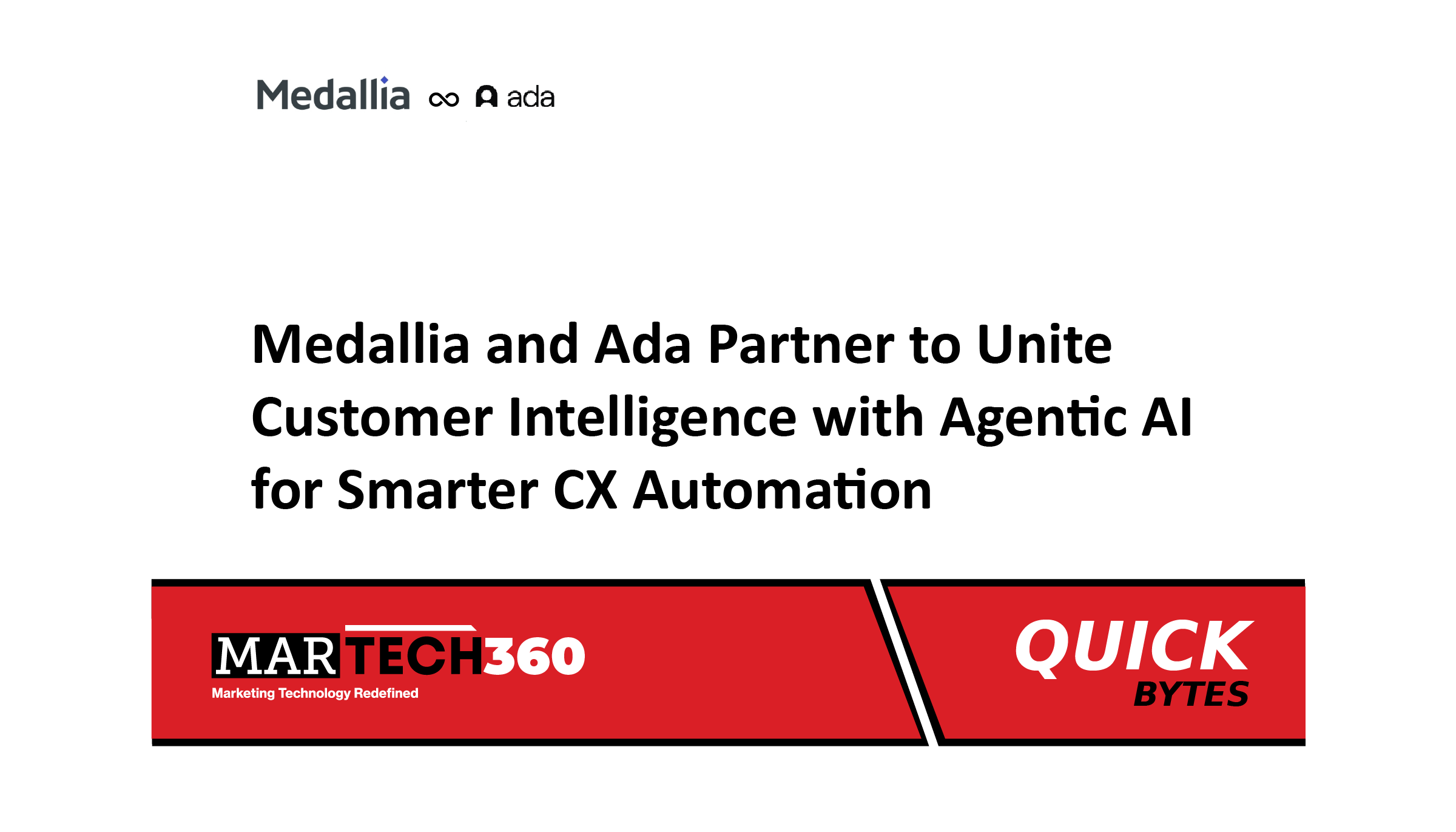 Medallia and Ada Partner to Unite Customer Intelligence with Agentic AI for Smarter CX Automation