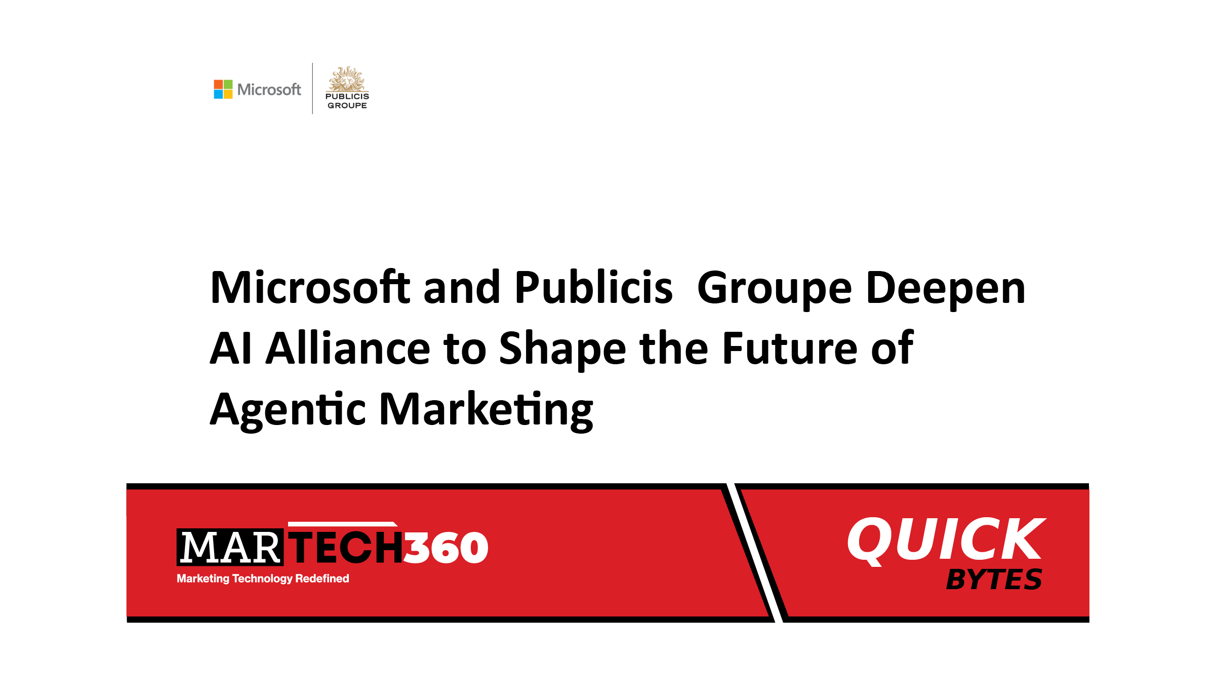 Microsoft and Publicis Groupe Deepen AI Alliance to Shape the Future of Agentic Marketing