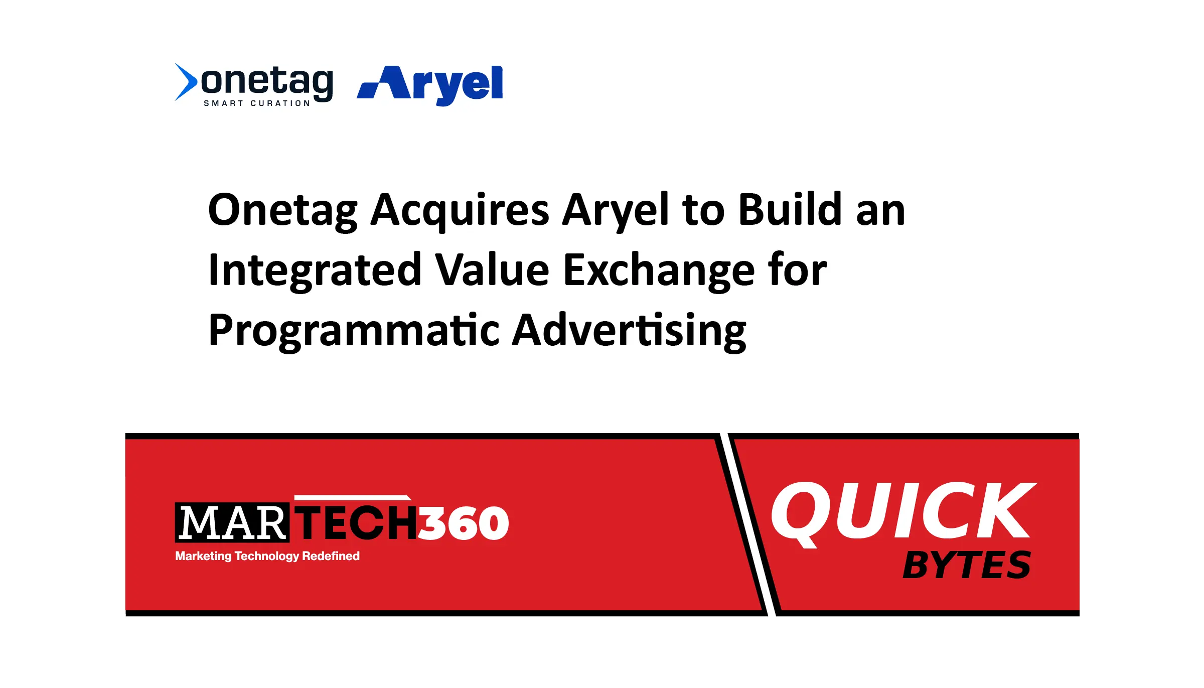 Onetag Acquires Aryel to Build an Integrated Value Exchange for Programmatic Advertising