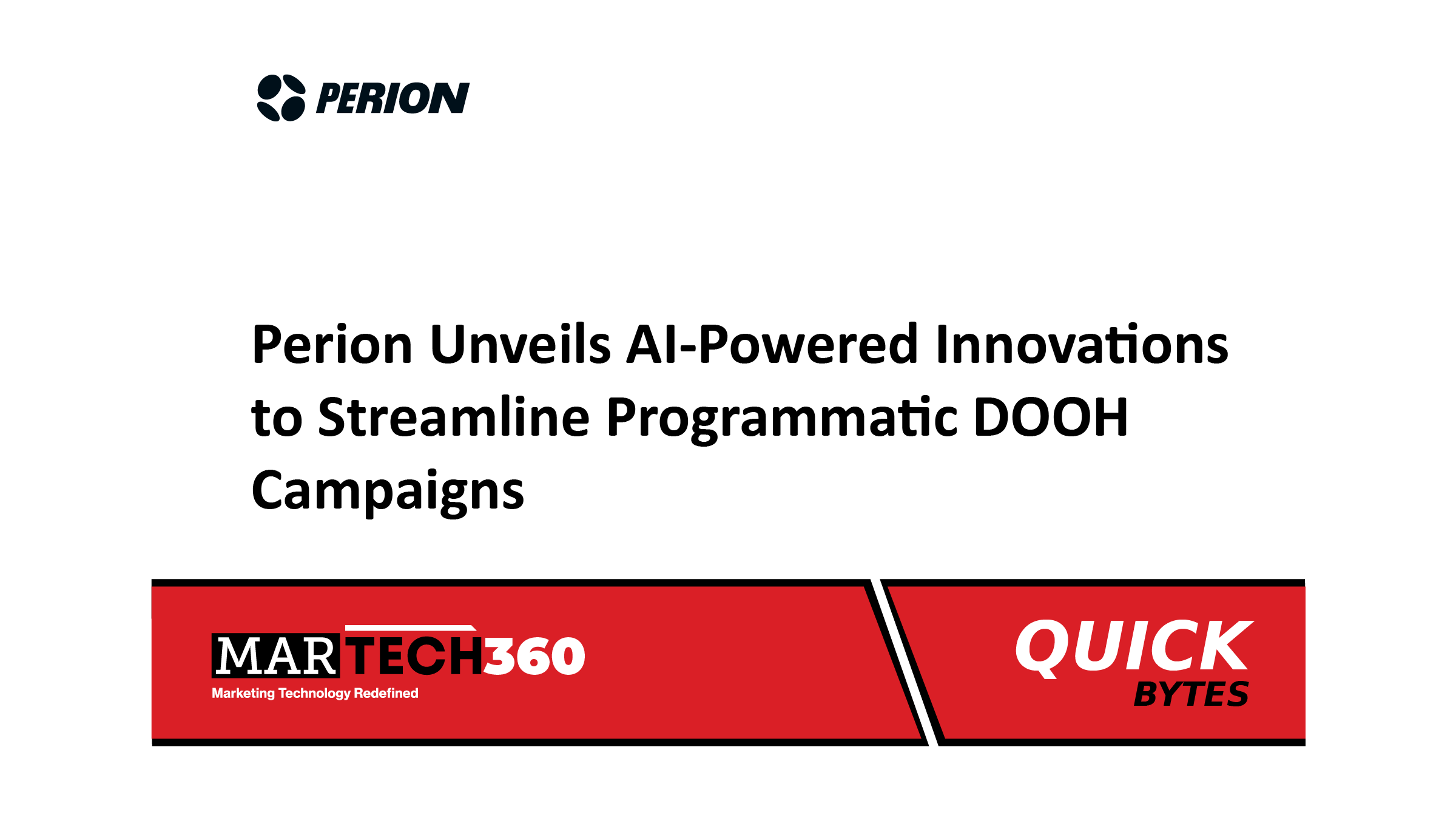 Perion Unveils AI-Powered Innovations to Streamline Programmatic DOOH Campaigns