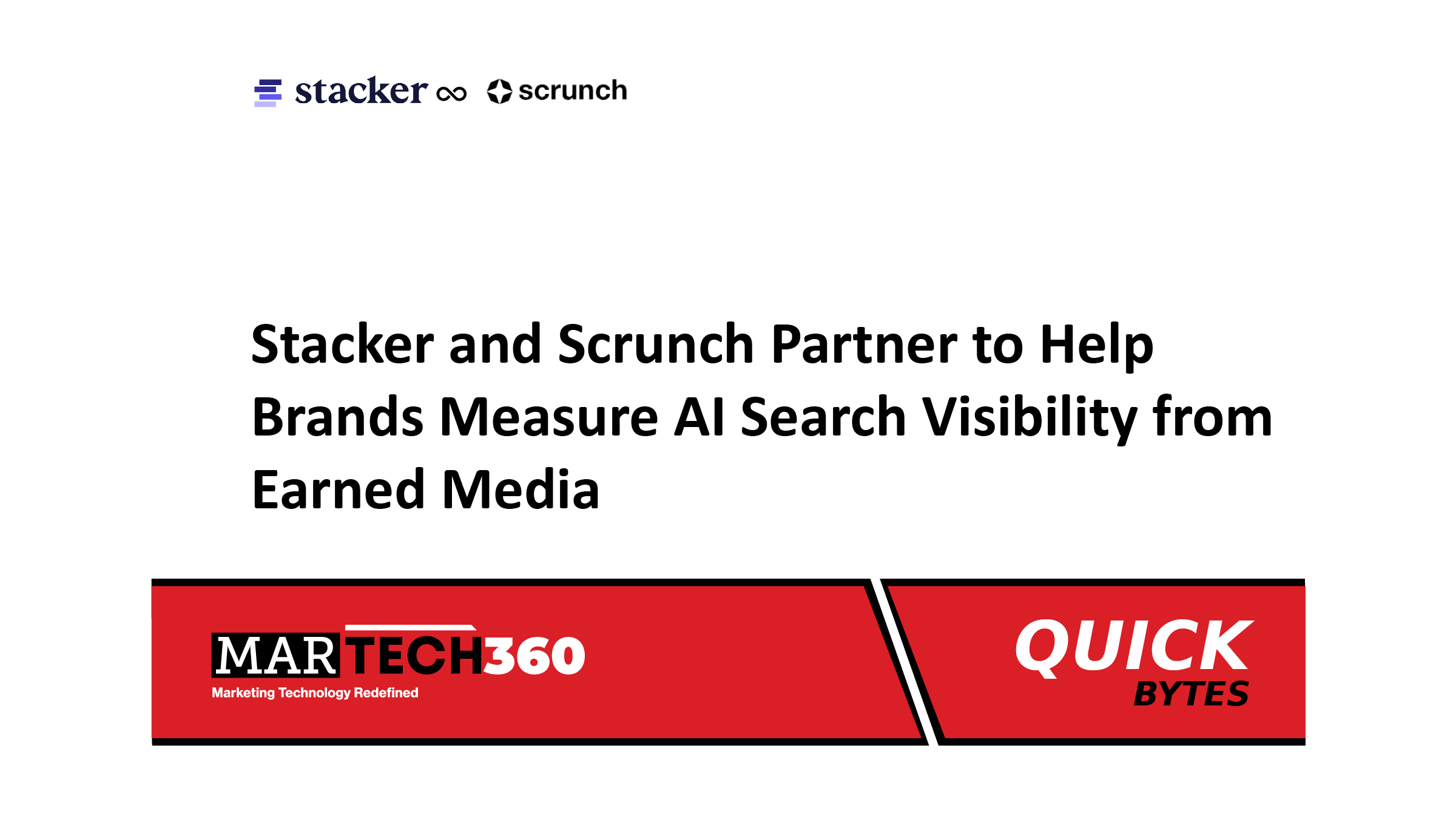 Stacker and Scrunch Partner to Help Brands Measure AI Search Visibility from Earned Media