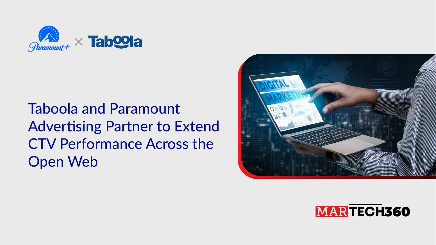 Taboola and Paramount Advertising Partner to Extend CTV Performance Across the Open Web
