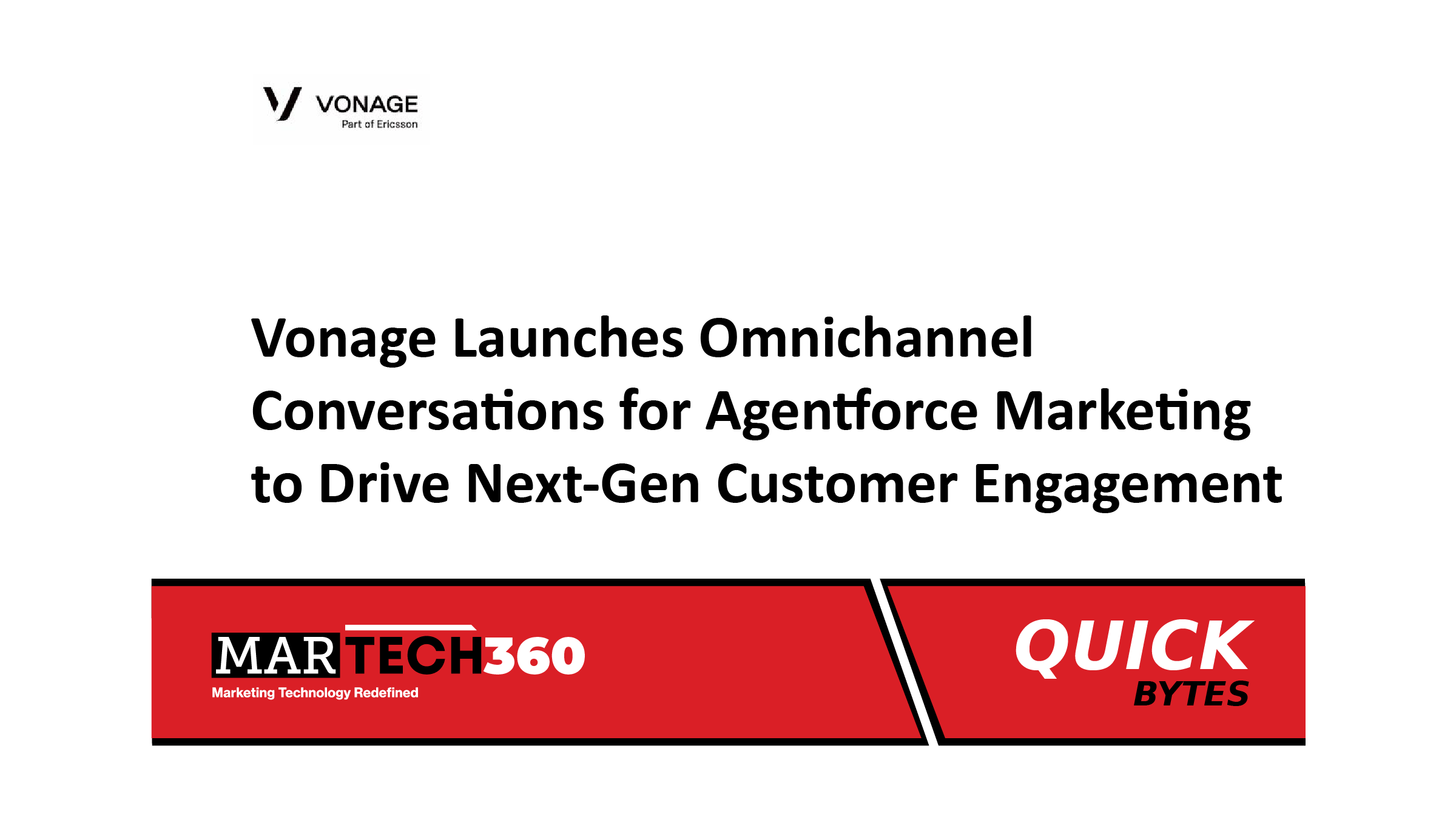 Vonage Launches Omnichannel Conversations for Agentforce Marketing to Drive Next-Gen Customer Engagement