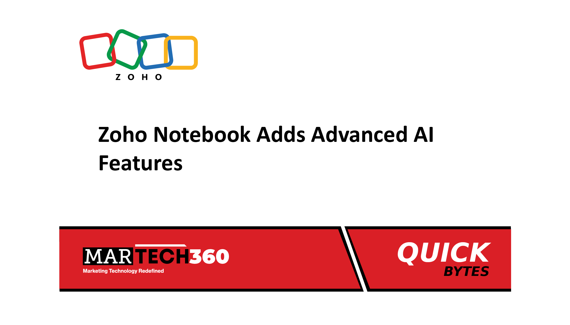 Zoho Notebook Adds Advanced AI Features