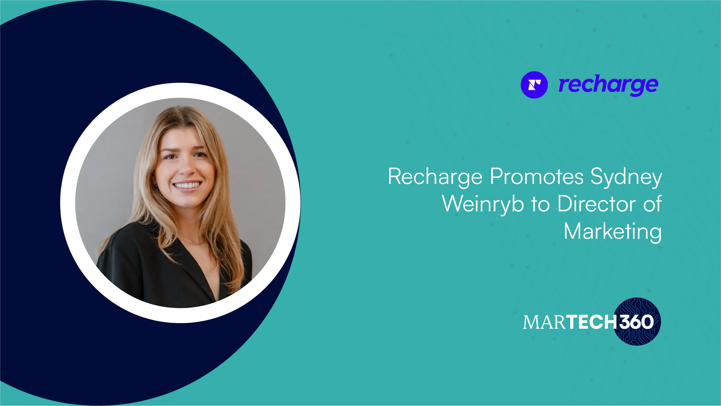 Recharge Promotes Sydney Weinryb to Director of Marketing
