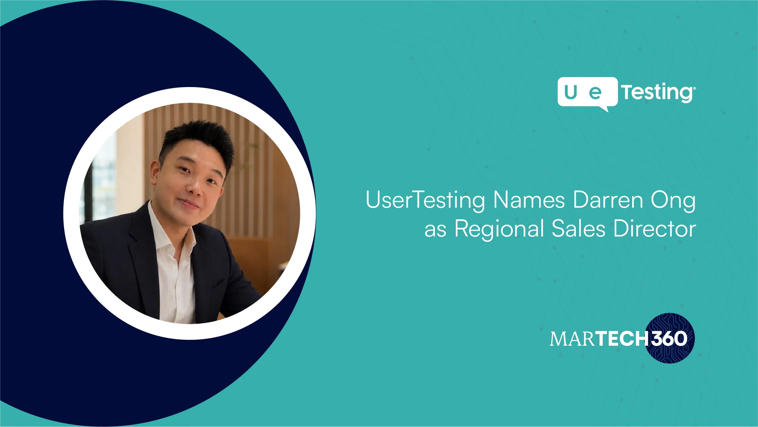 UserTesting Names Darren Ong as Regional Sales Director